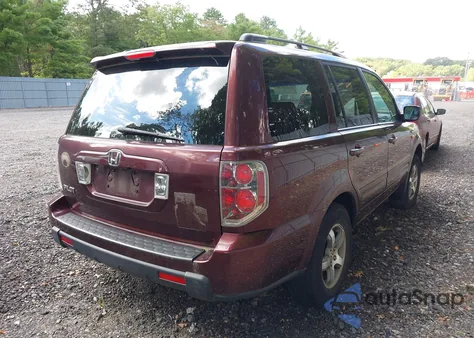 2007 Honda Pilot Ex-L z USA, uszkodzony, nr VIN 5FNYF28567B012260